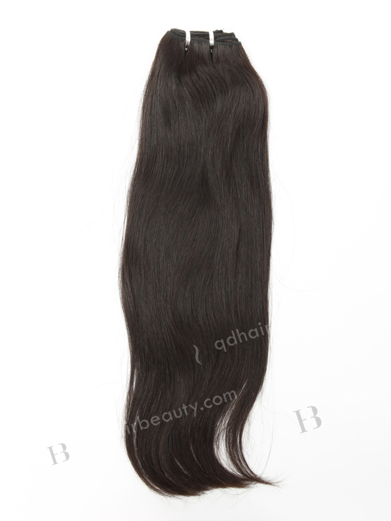 In Stock Chinese Virgin Hair 18" Natural Straight Natural Color Machine Weft SM-005